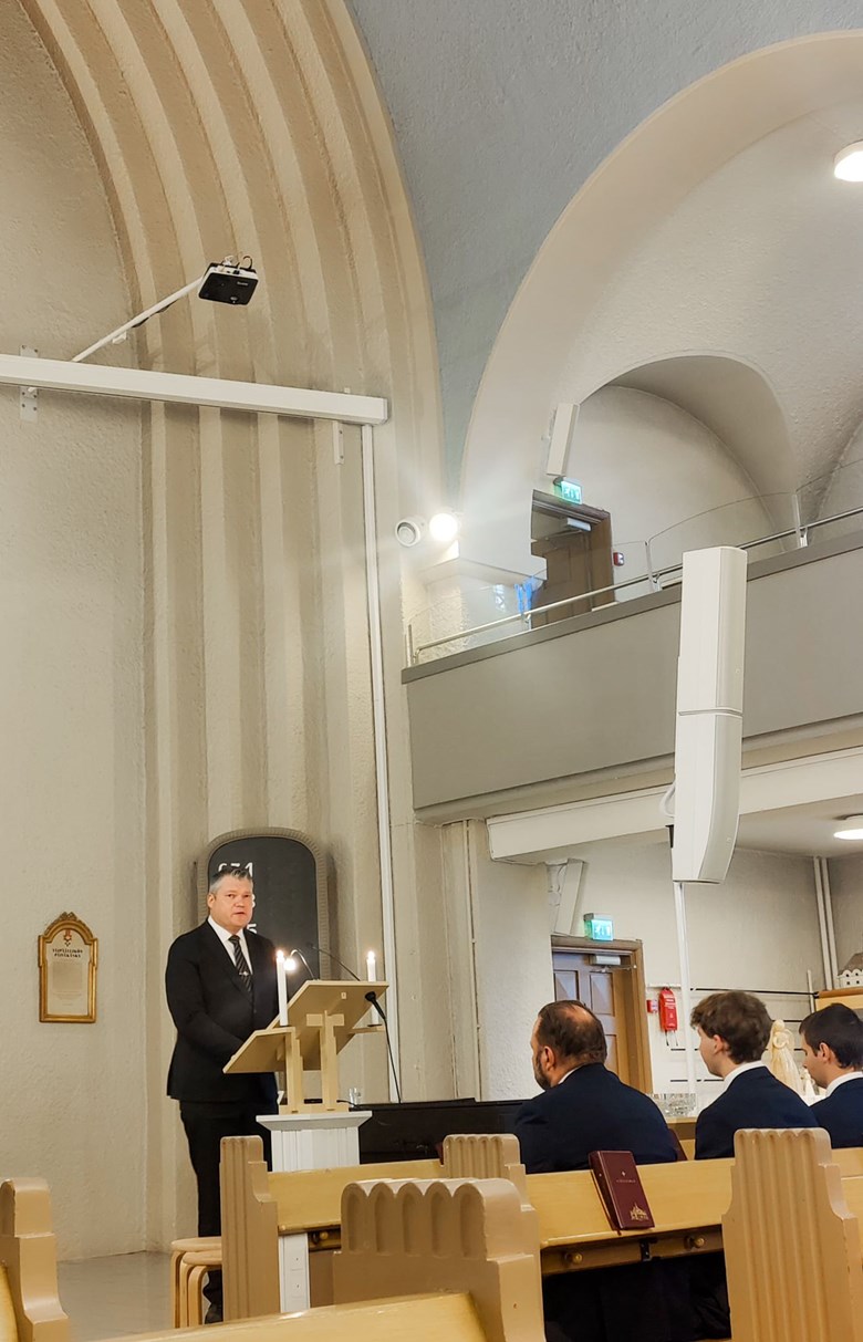 Puhe Aapo Saaren muistolle Alavuden kirkossa 20.9.2025